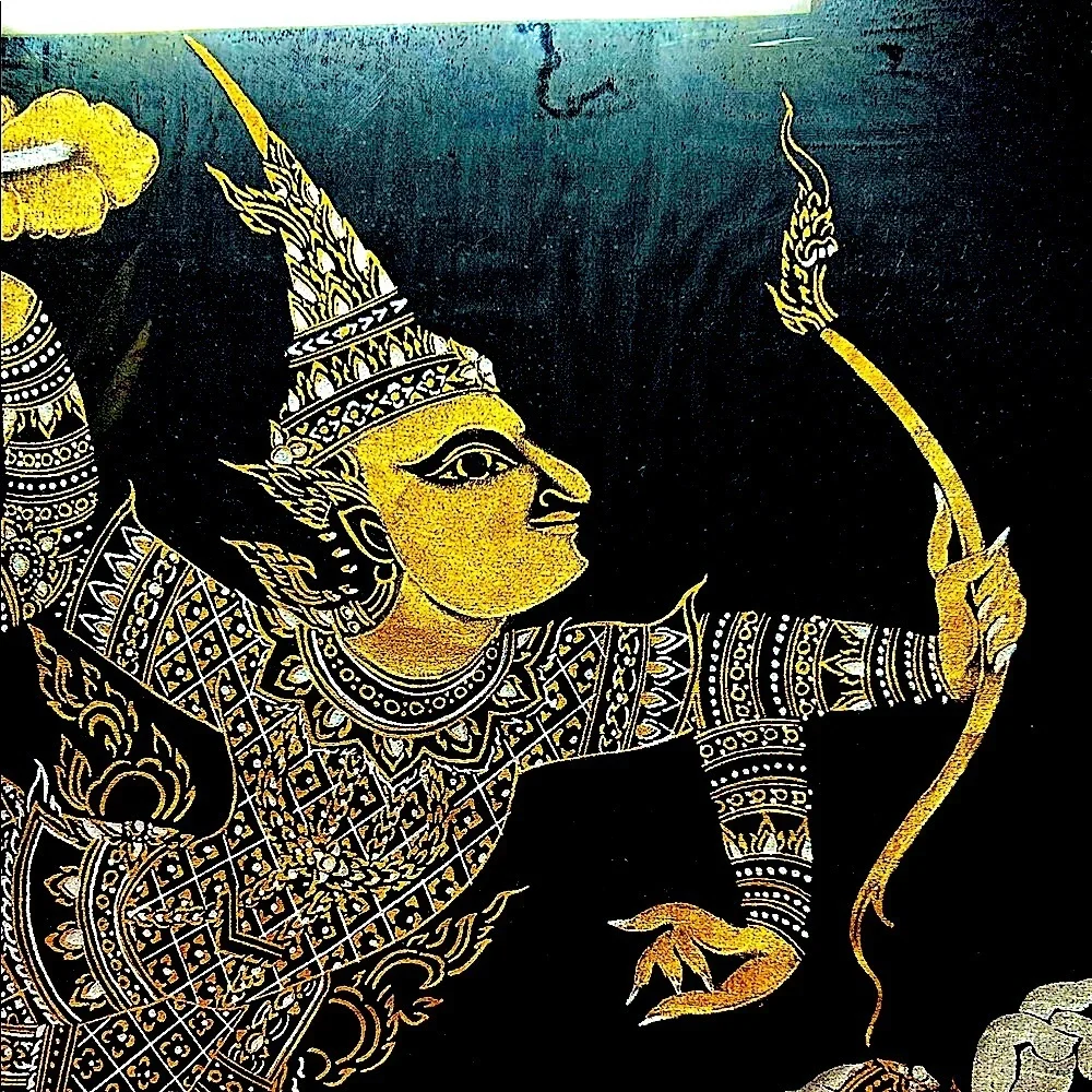 Large Thai Temple Silk Art 20